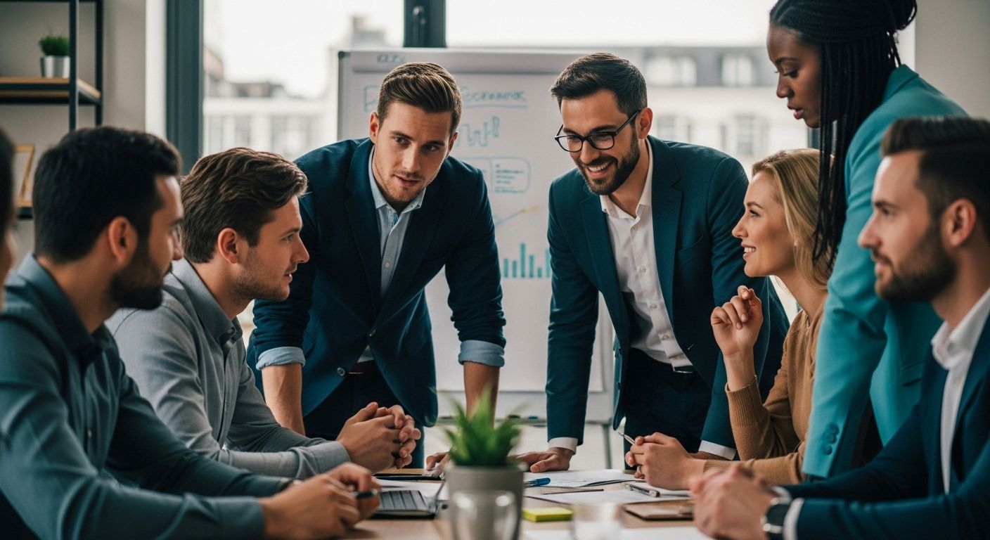 leiderschap, teamwork, coaching