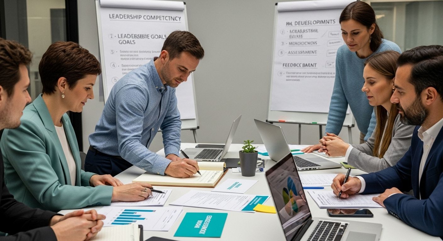 leiderschapscompetenties ontwikkelen team evaluatie