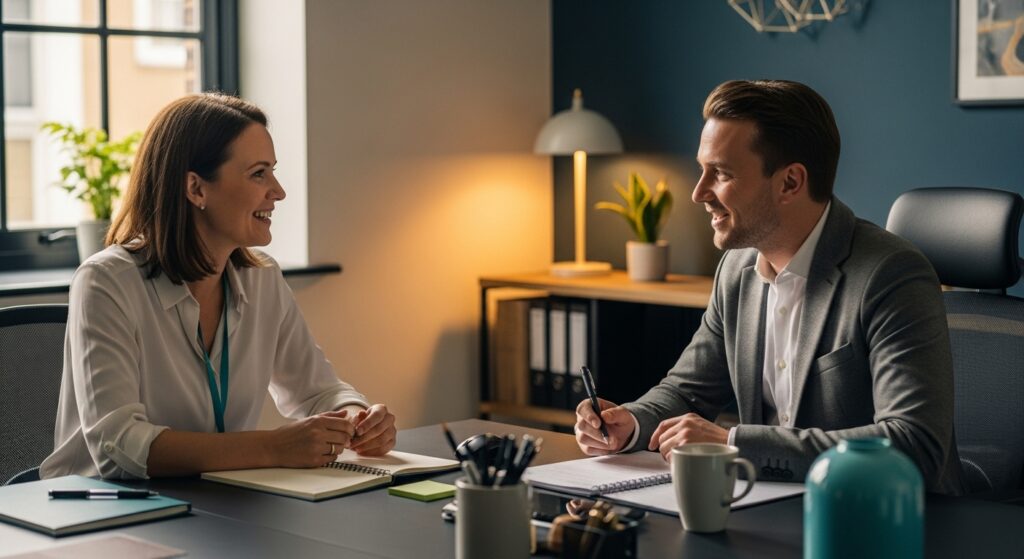 functioneringsgesprek uitleg kantoor