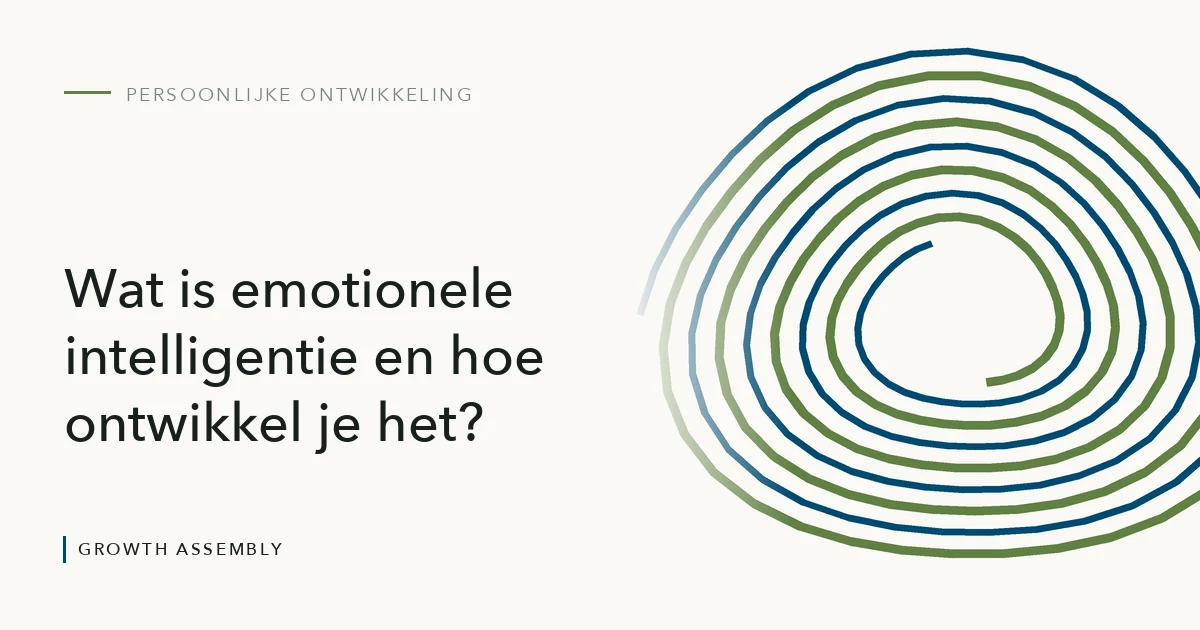 Wat is emotionele intelligentie en hoe ontwikkel je het?, artikel van Growth Assembly over persoonlijke ontwikkeling